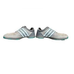 Adidas, 360 traxion, golf shoe , cleats , gray white , size 10 1/2